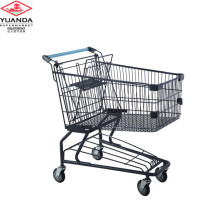 Used Supermarket Equipment High Quality American Style Shopping Trolley